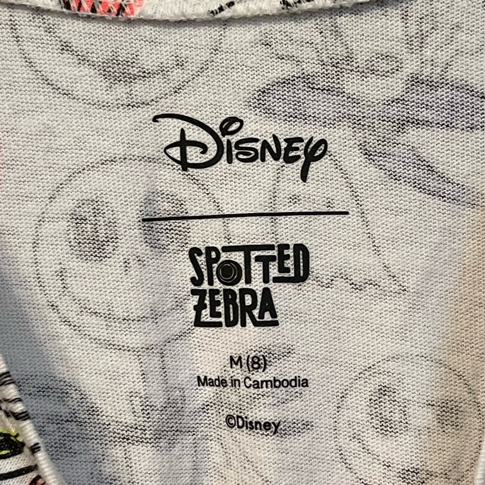 Disney Spotted Zebra Girls Nightmare Before Christmas Romper - Picture 8 of 8